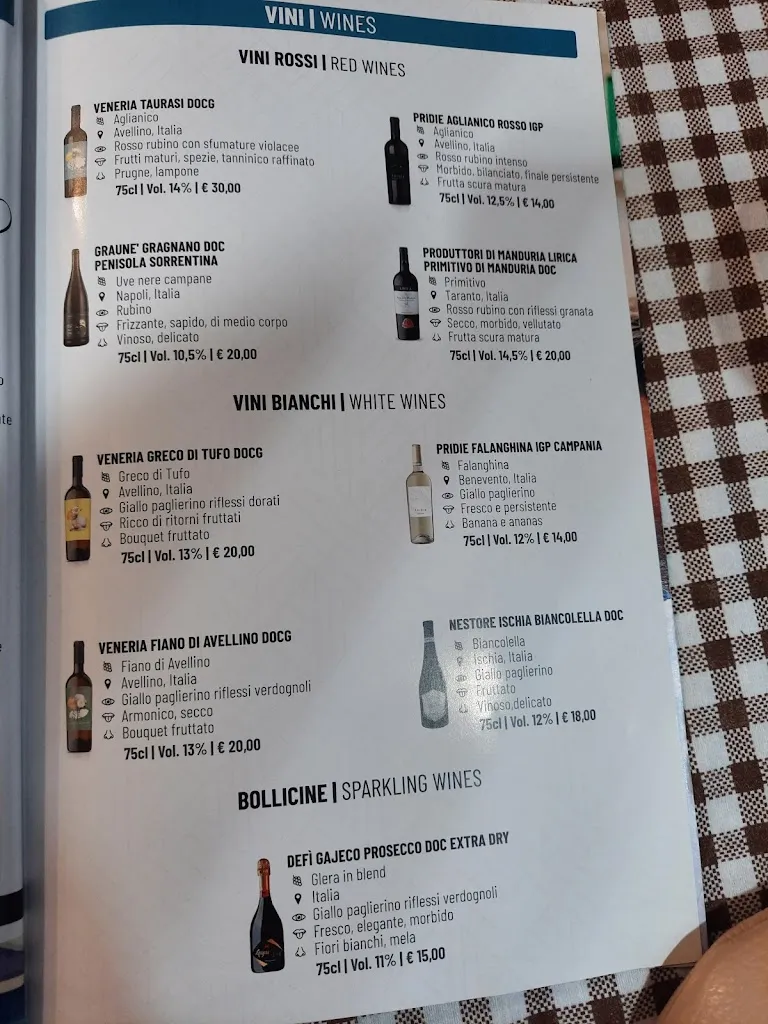 Menu_Pizzeria Trattoria La Taverna del Re a Capodimonte_San Carlo All'Arena_image_1