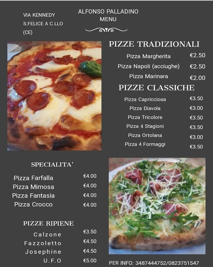 Menu_Pizzeria O' Saracaro di Alfonso Palladino dal 1995_San Felice A Cancello_immagine_4