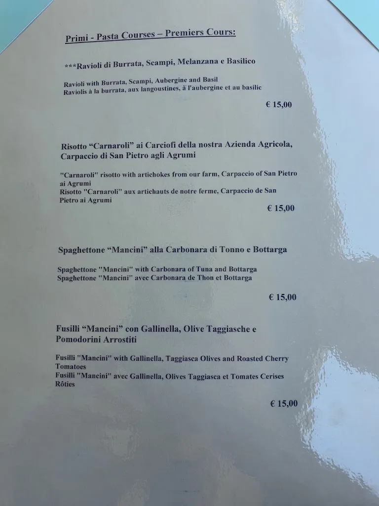 Menu_Cobà Beach Restaurant_San Giorgio_image_4