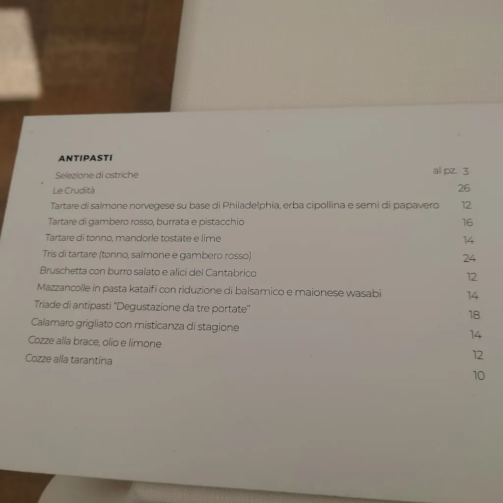 Menu_STELLA ADRIATICA - Ristorante di pesce - Stabilimento Balneare_San Giorgio_image_2