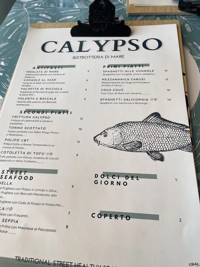Menu_Calypso Bistrotteria di Mare_San Giorgio_image_2