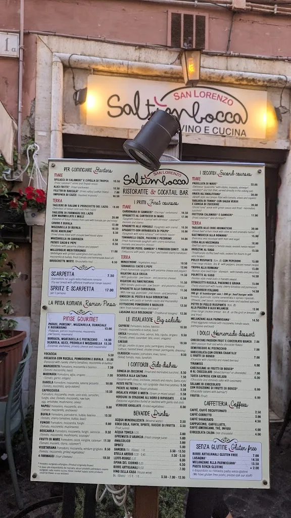 Menu_Saltimbocca San Lorenzo_San Lorenzo Maggiore_image_3
