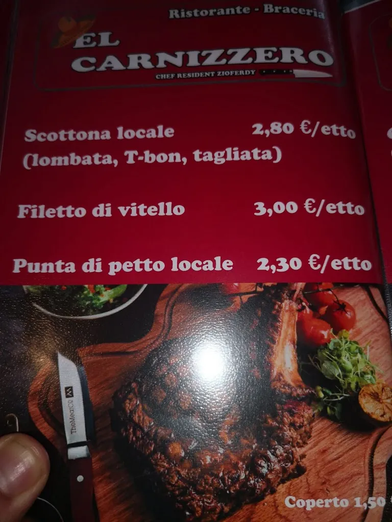 Menu_Braceria El Carnizzero_San Gregorio Magno_immagine_1