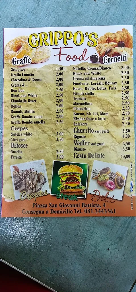 Menu_Grippo’s_San Giovanni a Teduccio_image_1