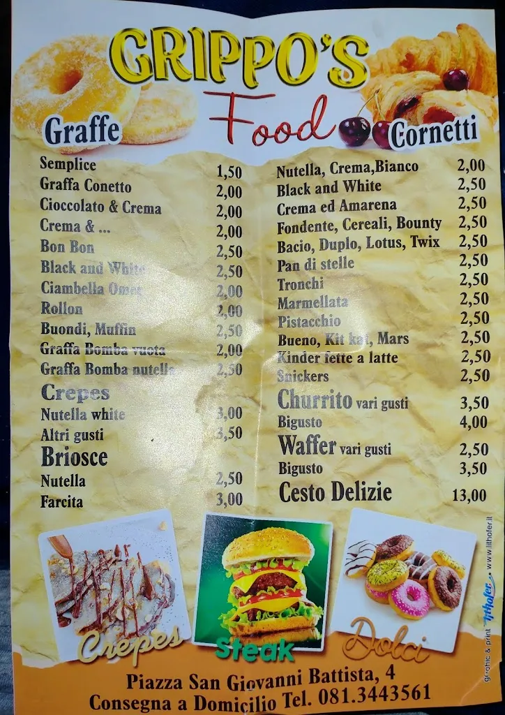 Menu_Grippo’s_San Giovanni a Teduccio_image_3