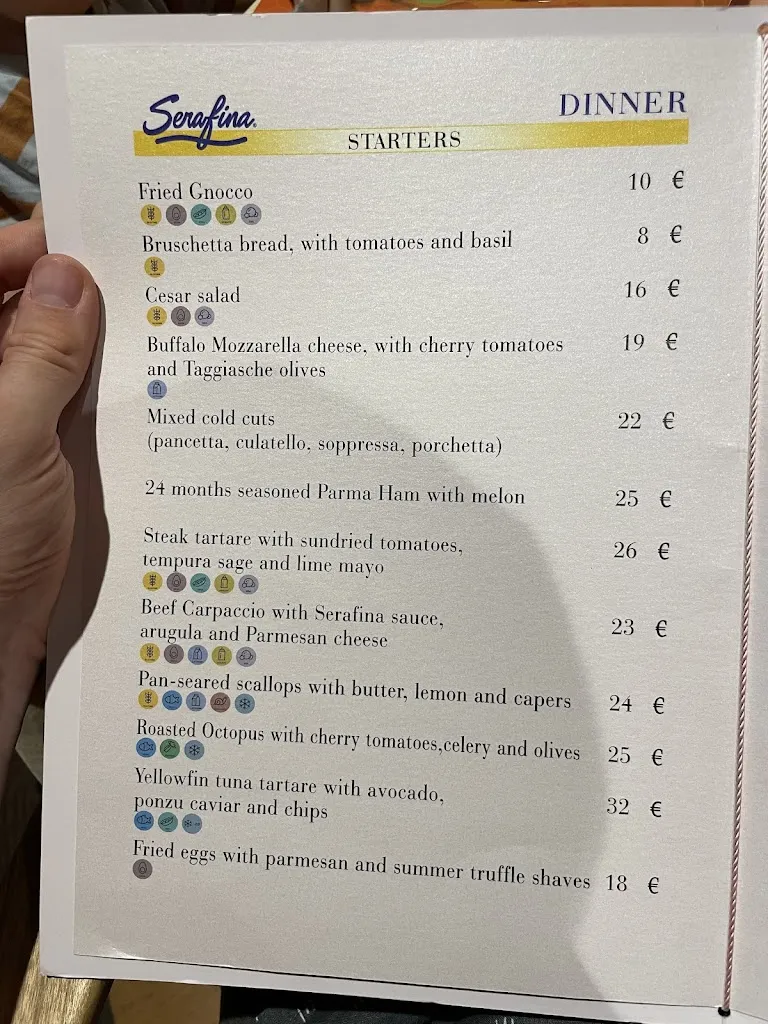 Menu_Serafina Restaurant_San Marco_image_2