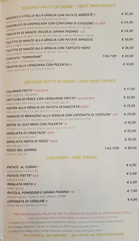 Menu_Ristorante Marciana_San Marco_image_1