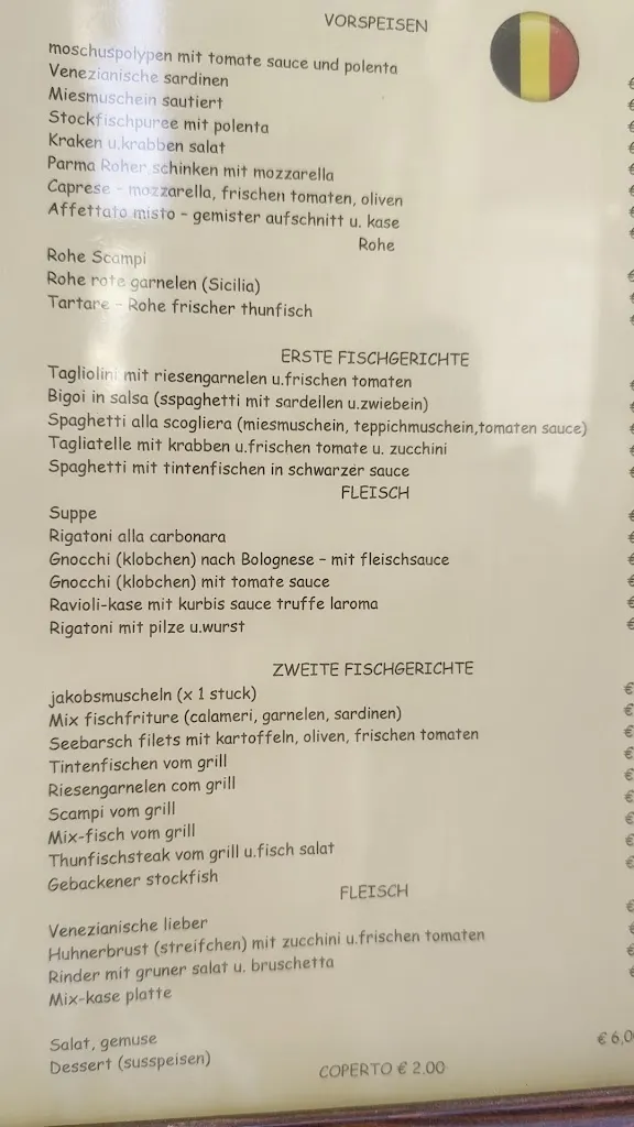 Menu_Ostaria A La Campana_San Marco_image_1