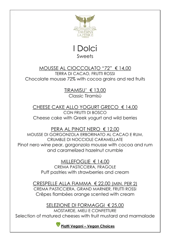 Menu_Taverna La Fenice_San Marco_image_2