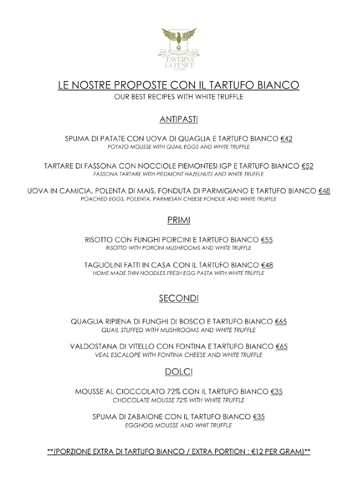 Menu_Taverna La Fenice_San Marco_image_3