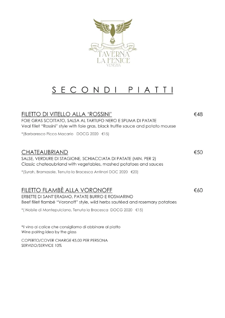 Menu_Taverna La Fenice_San Marco_image_4