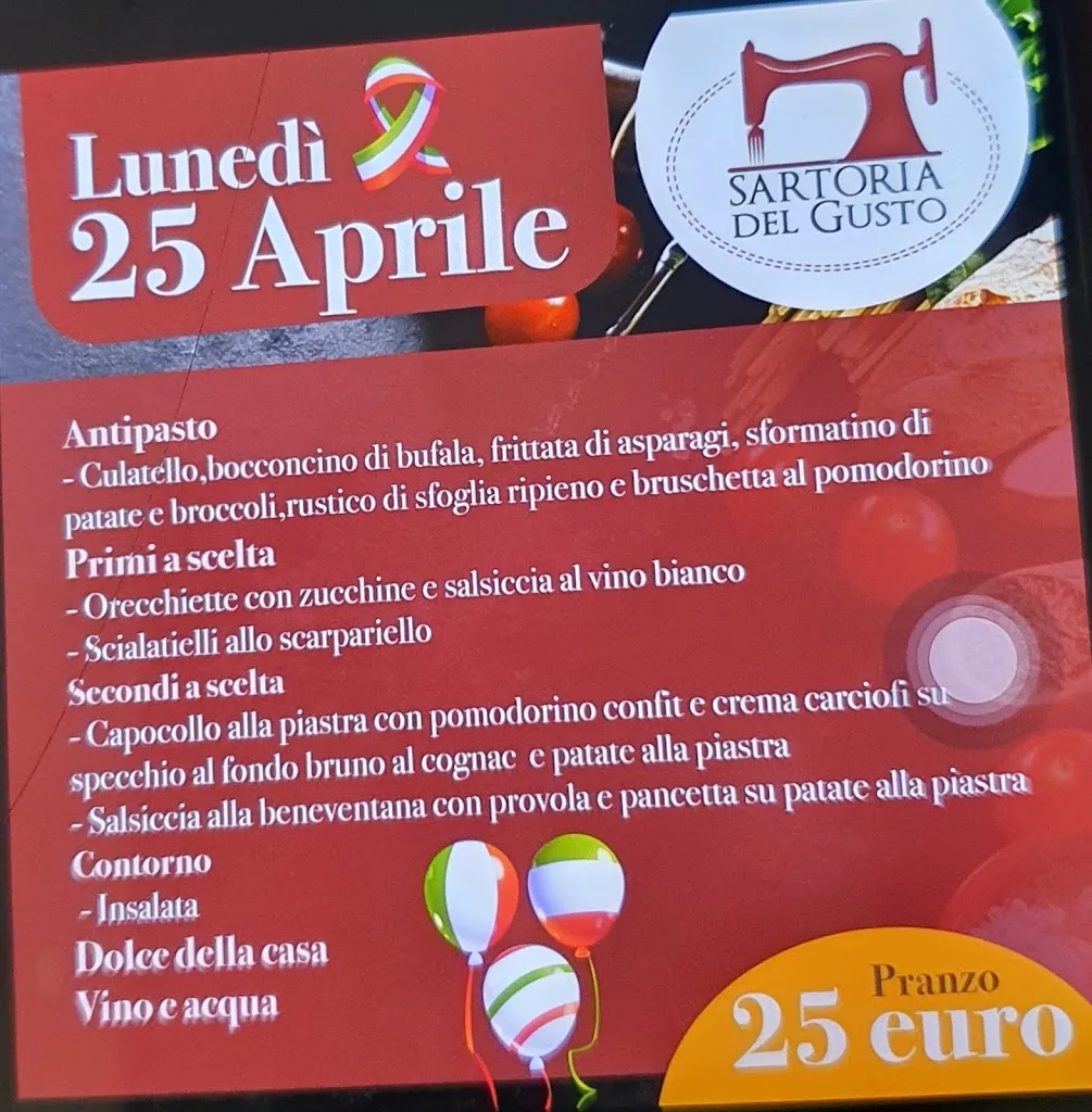 Menu_Sartoria del gusto_San Nicola Manfredi_immagine_1