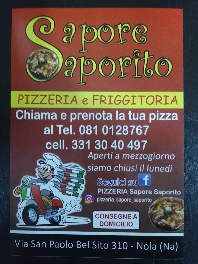 Menu_Sapore Saporito Pizzeria Napoletana, Friggitoria_San Paolo Bel Sito_image_4