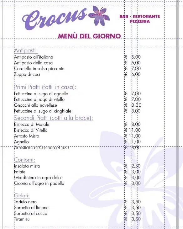 Menu_Ristorante Bar Crocus_Navelli_image_3
