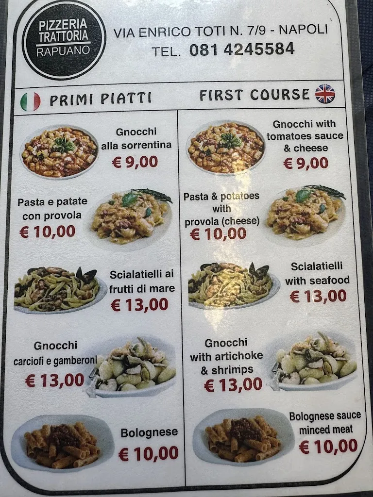 Menu_Da Ciro Trattoria & Pizzeria_San Pietro a Patierno_image_4