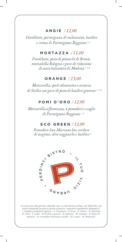Menu_PERDINCI Bistrò - Ristorante a San Pietro Roma_San Pietro_image_4