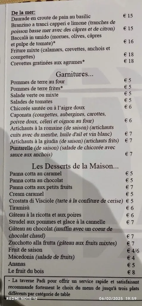 Menu_Osteria Padì Vaticano_San Pietro_image_3