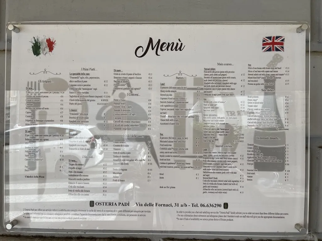 Menu_Osteria Padì Vaticano_San Pietro_image_4