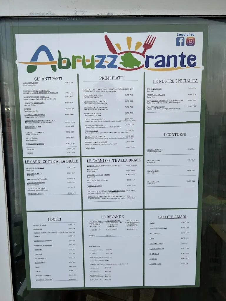 Menü_Abruzzorante_Montesilvano Marina_Bild_2