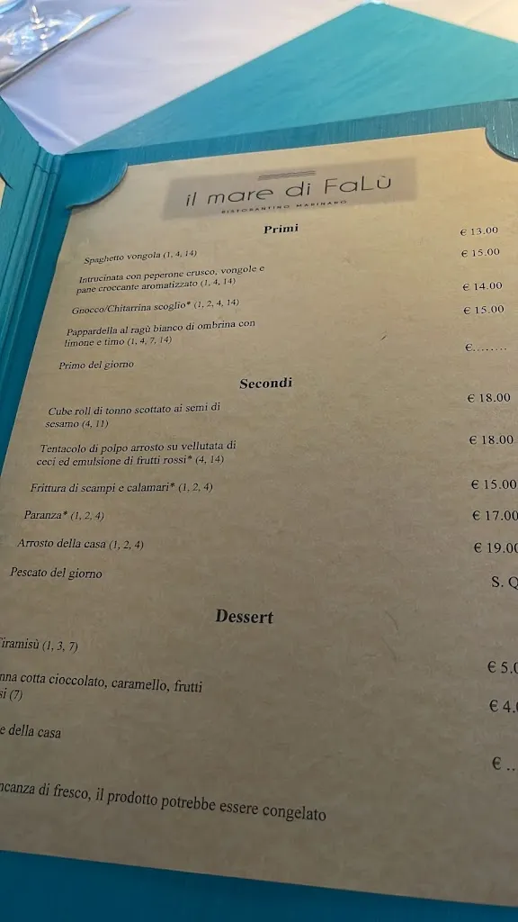 Menu_Il Mare di Falù_Montesilvano Marina_image_3