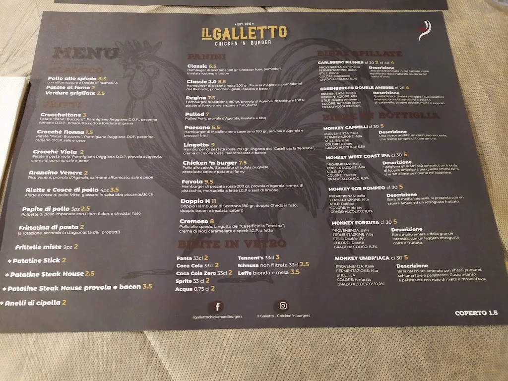 Menu_Il Galletto - Chicken ‘n’ burgers_San Nicola la Strada_image_2