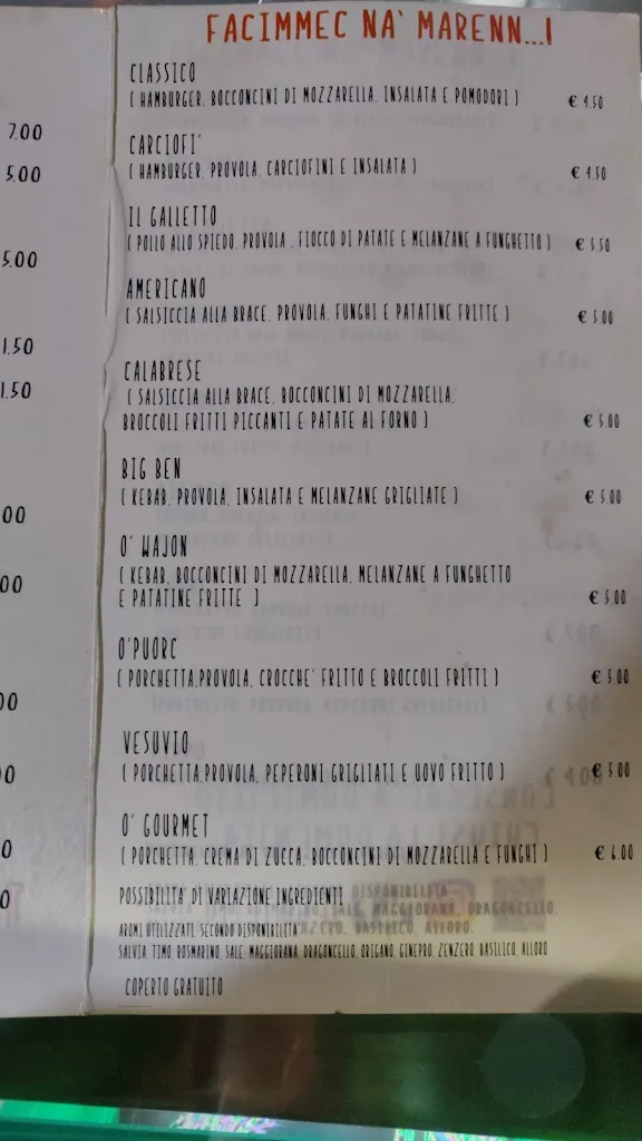 Menu_Il Galletto - Chicken ‘n’ burgers_San Nicola la Strada_image_3