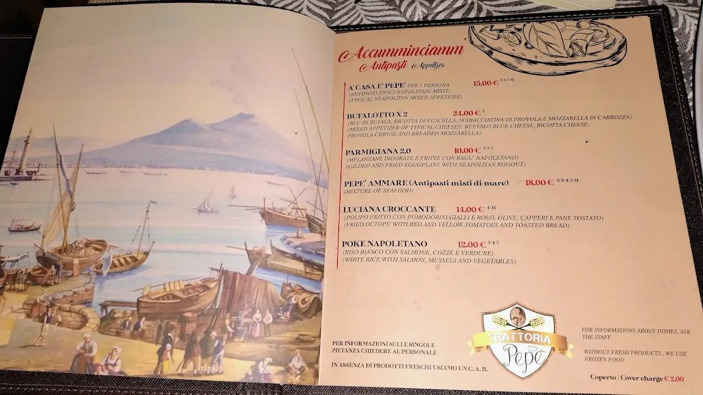 Menu_Trattoria Pepé_San Nicola la Strada_image_1