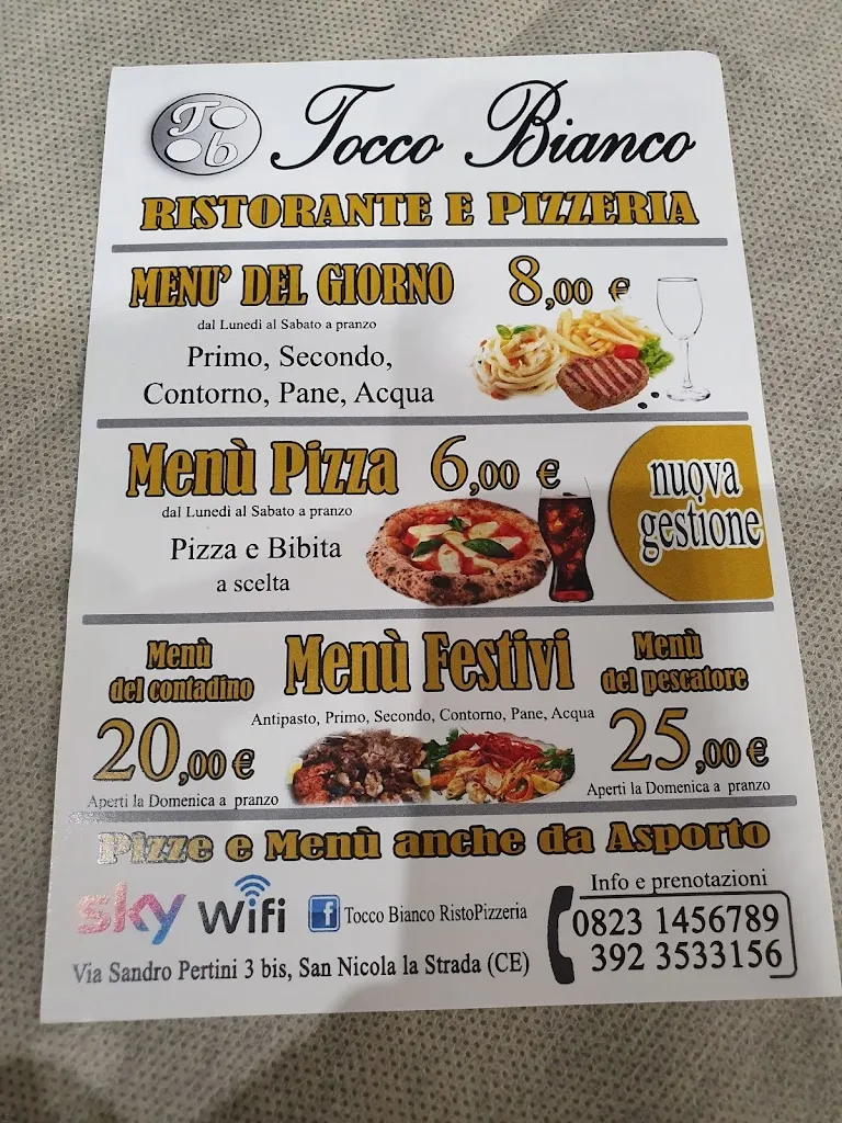 Menu_Tocco Bianco Ristorante & Pizzeria_San Nicola la Strada_image_1