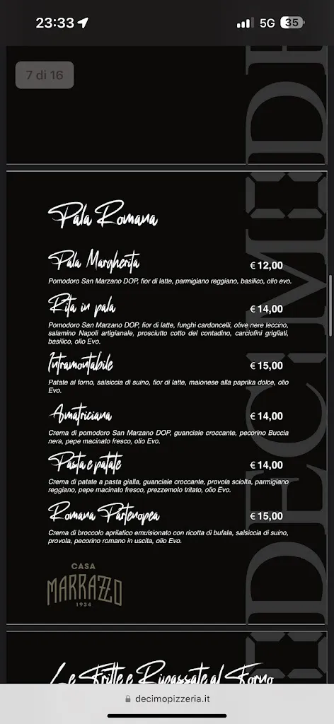 Menu_Decimo - Pizzeria di Luca Siano_San Valentino Torio_image_3