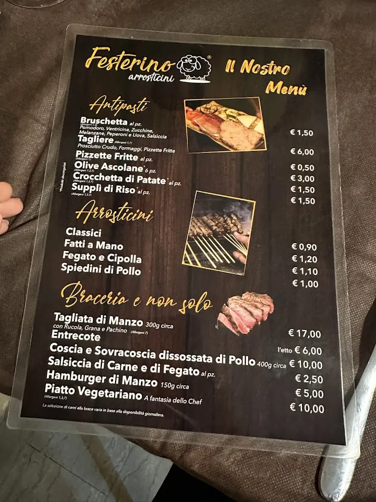 Menu_Festerino Arrosticini Montesilvano_Montesilvano Marina_image_2
