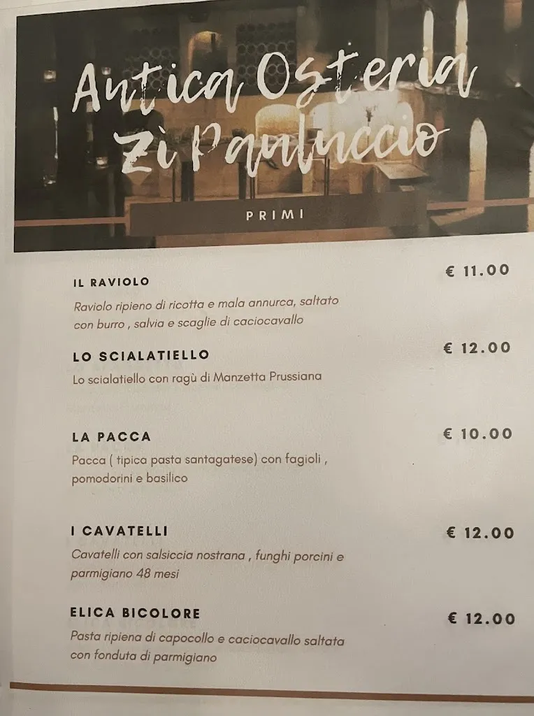 Menu_Antica Osteria Zi' Pauluccio_Sant'Agata de'Goti_immagine_3