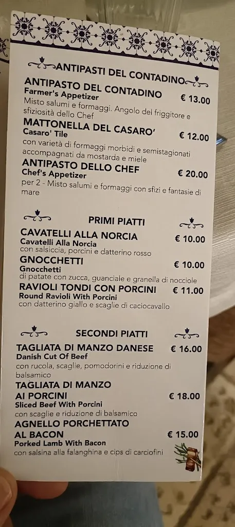 Menu_Fiore 1985_Sant'Agata de'Goti_image_1