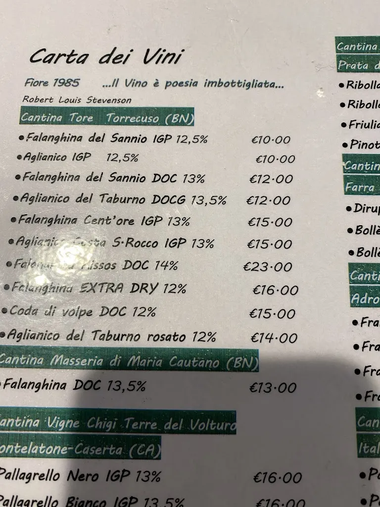 Menu_Fiore 1985_Sant'Agata de'Goti_image_4