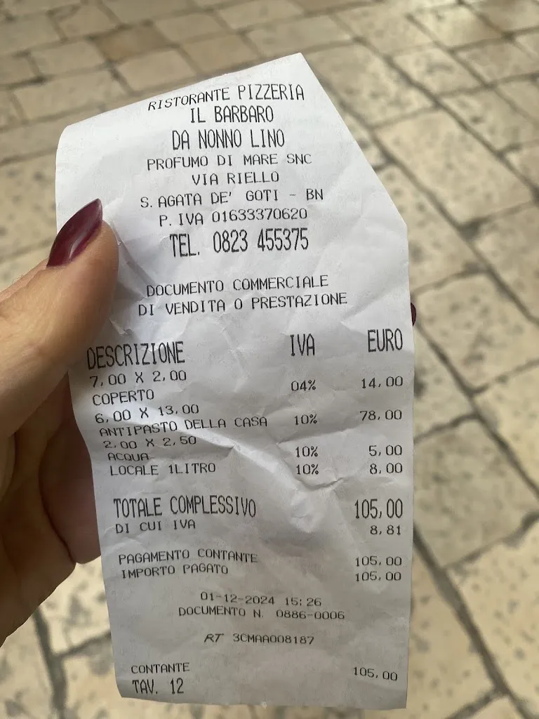 Roxy Giuliano_Ristorante Pizzeria Il Barbaro_Sant'Agata de'Goti_recensione