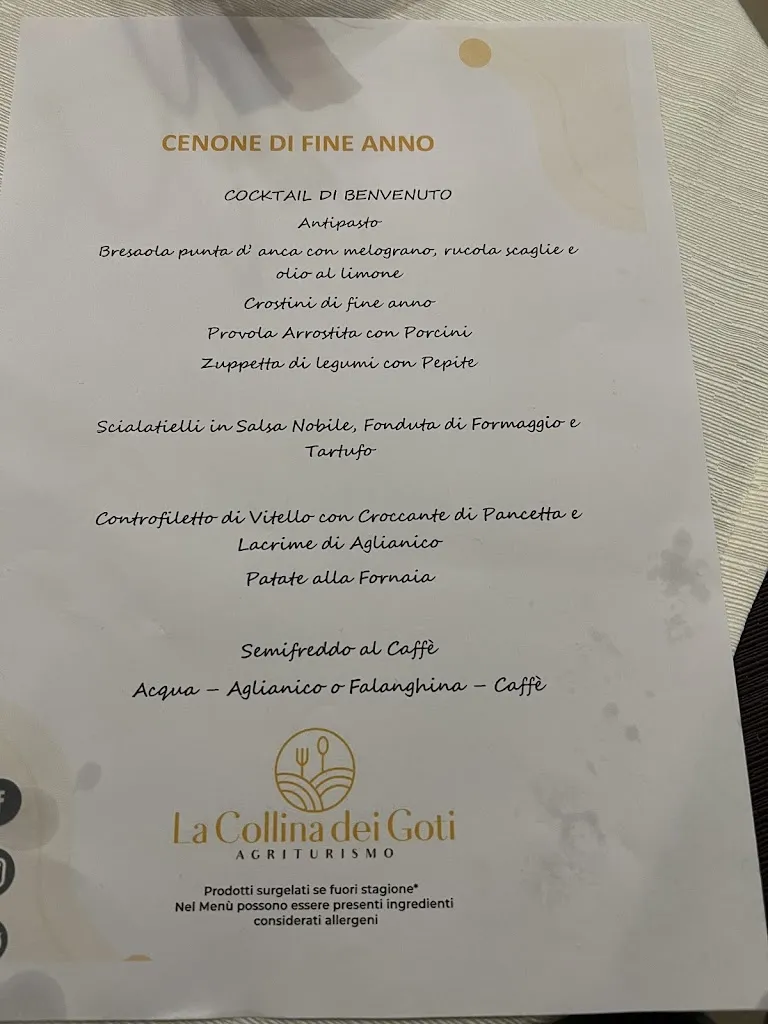 Menu_La Collina dei Goti Agriturismo_Sant'Agata de'Goti_image_2