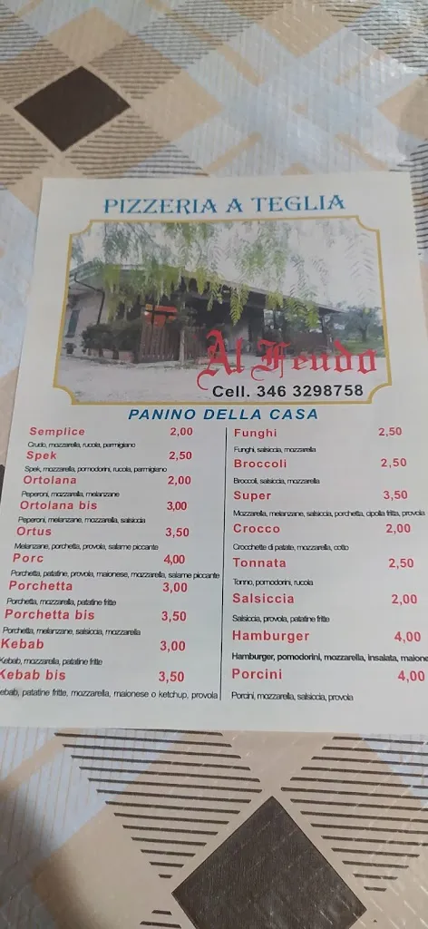 Menu_Pizzeria Al Feudo Di Sacco Maria Antonietta_Sant'Agata de'Goti_immagine_3