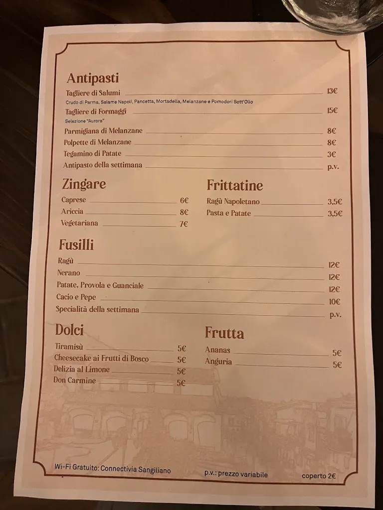 Menu_Fusillo Sangiliano_Sant'Egidio del Monte Albino_immagine_1