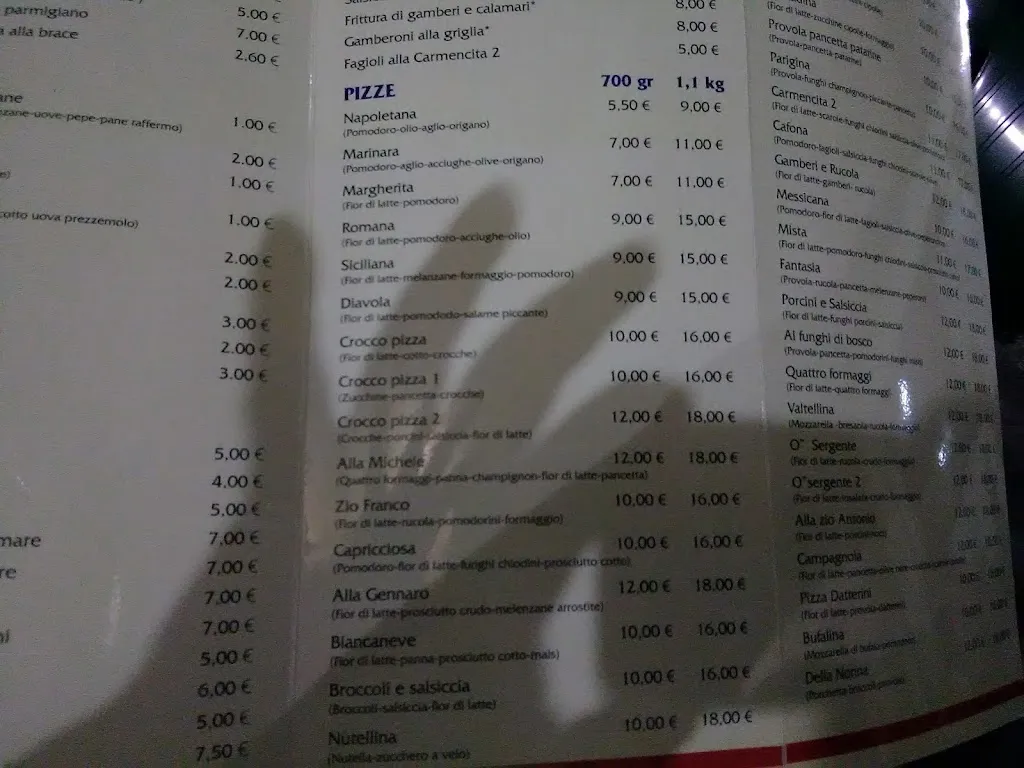 Menu_Ristorante La Carmencita 2 Di Gennaro Di Perna_Sant'Antonio Abate_image_1