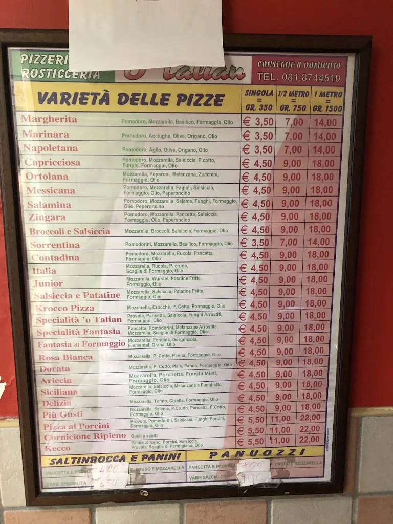 Menu_O'Talian Di D'Auria Vincenzo_Sant'Antonio Abate_image_1