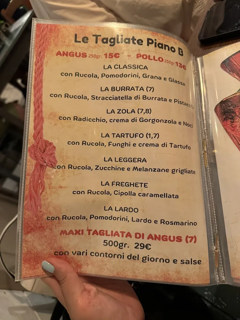 Menu_Piano B ristopub_Montesilvano Marina_image_1