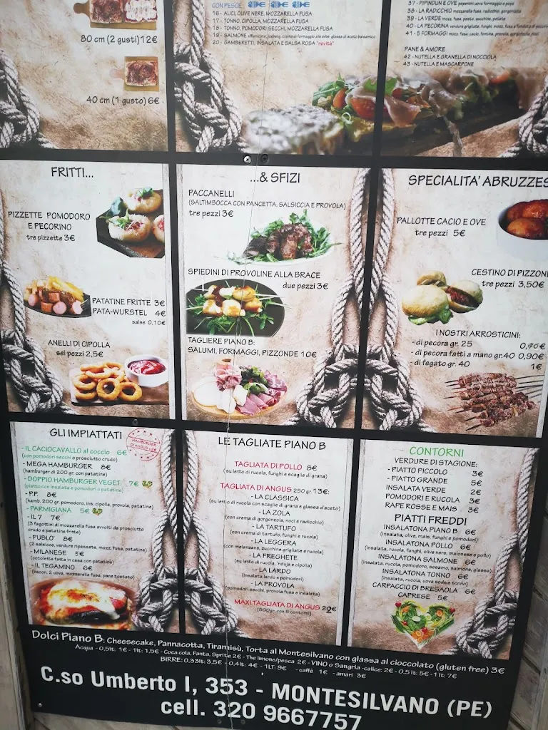 Menu_Piano B ristopub_Montesilvano Marina_image_4