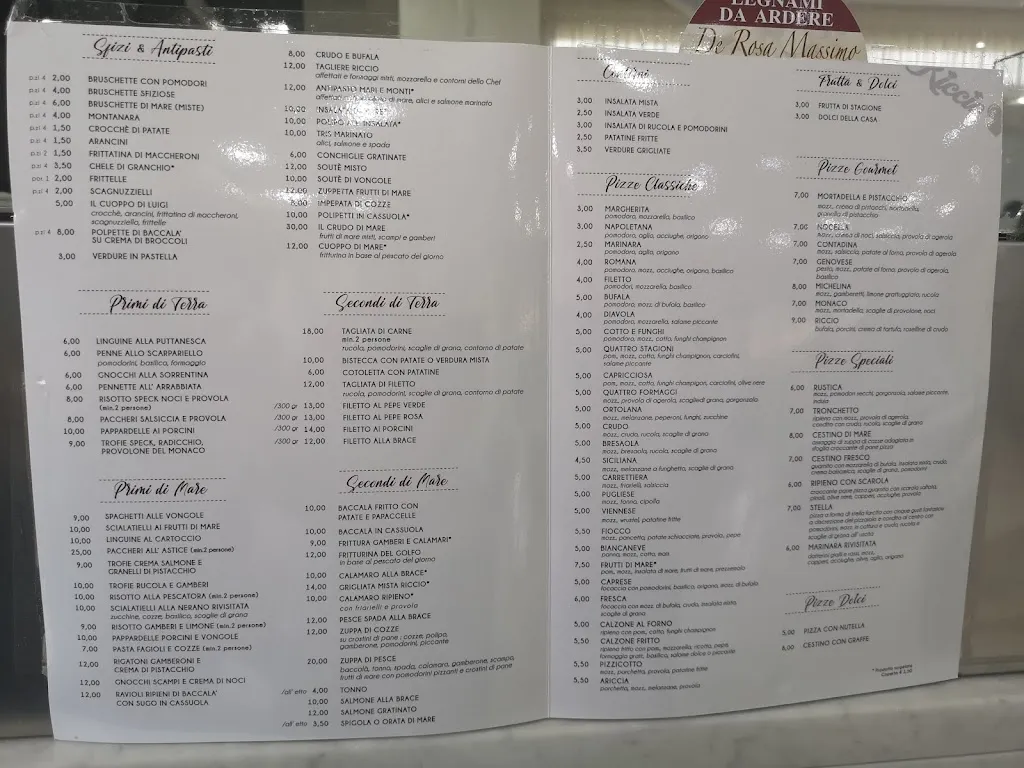 Menu_Riccio Restaurant_Santa Maria A Vico_immagine_2