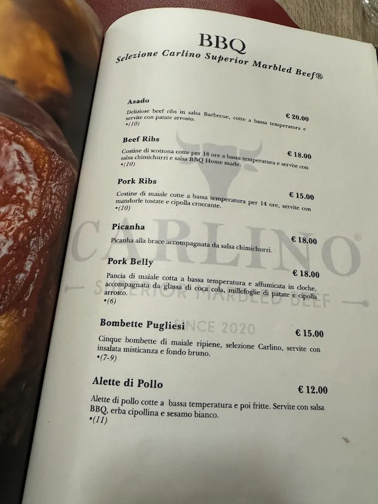 Menu_Carlino Superior Beef_Santa Maria La Carità_image_1