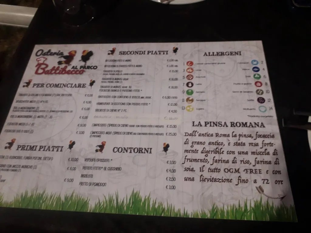 Menu_Osteria battibecco al parco_Montesilvano Marina_image_1