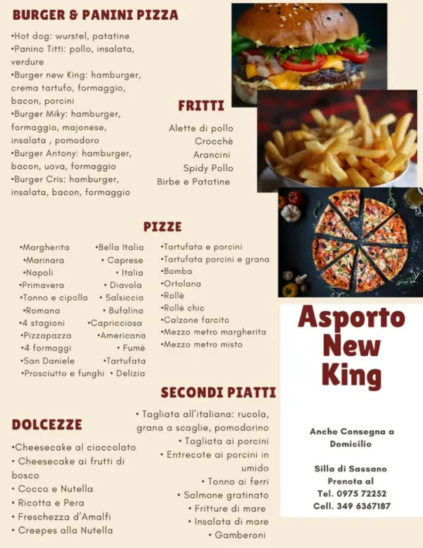 Menu_New King Ristorante Pizzeria_Sassano_image_1
