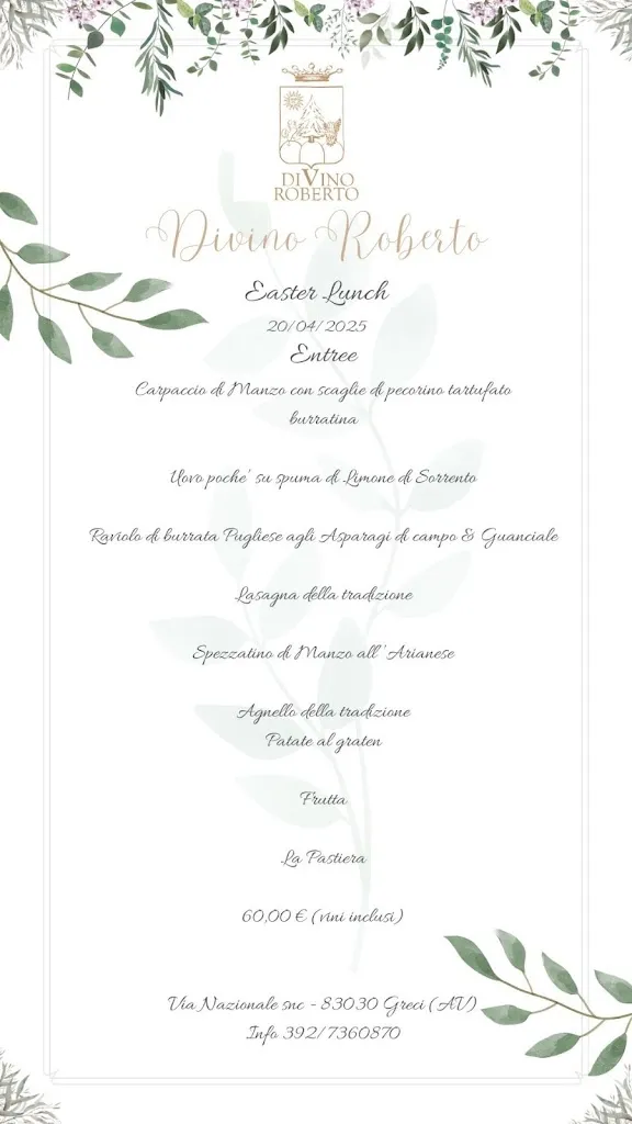 Menu_Divino Roberto_Savignano Irpino_image_1