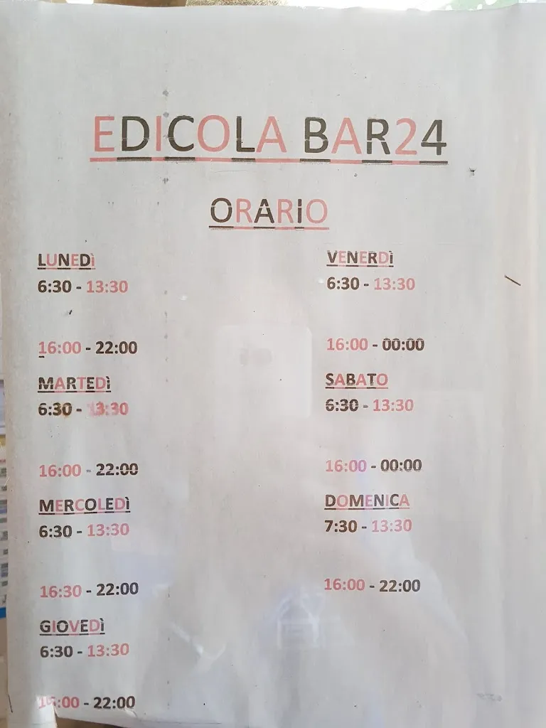 Menu_Bar 24 Di De Lillo Luigi_Savignano Irpino_image_1