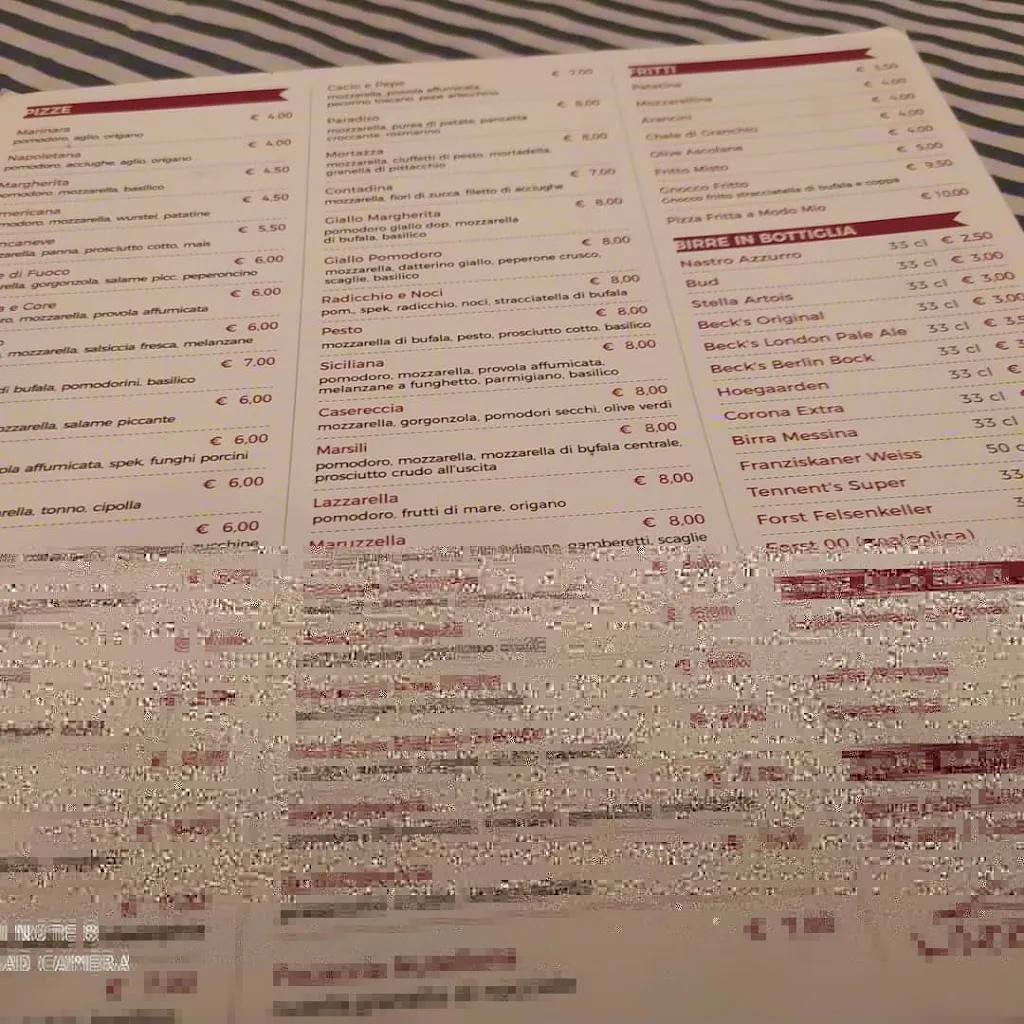 Menu_Stabilimento Balneare Lazzarella - Ristorante - Pizzeria - Cockatail Bar_Sapri_immagine_2