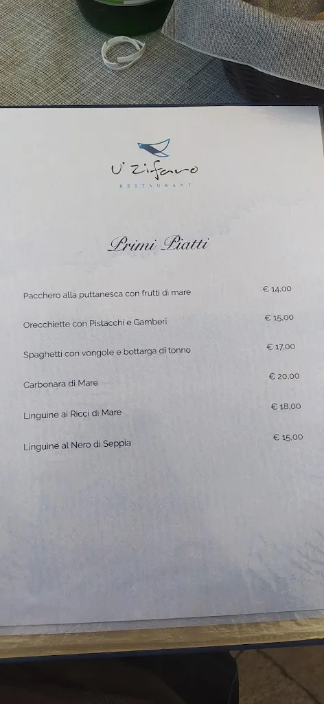 Menu_Ristorante U' Zifaro Di Troccoli Vito_Scario_immagine_4