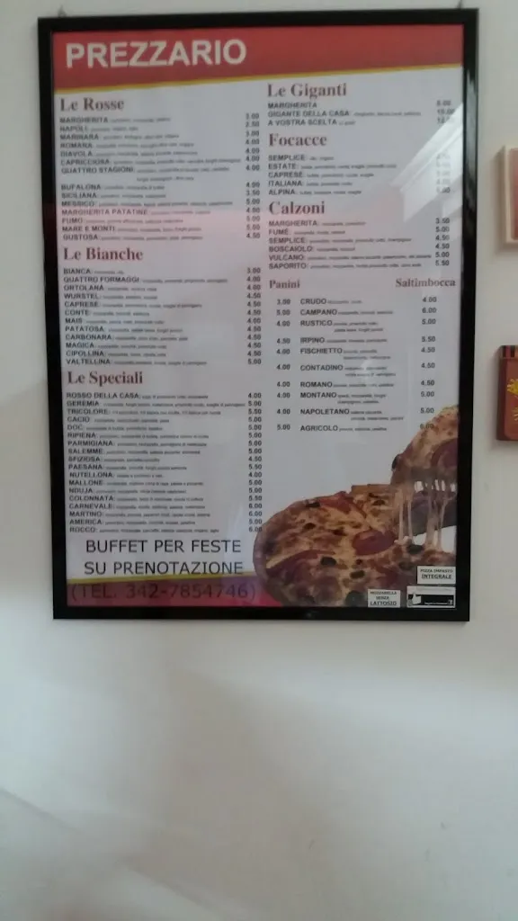 Pizzeria Rosso Geremia restaurant in Solofra